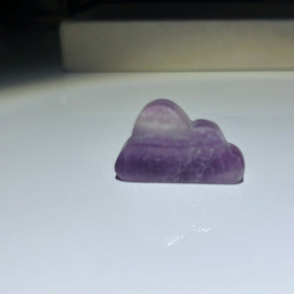 Mini flourite cloud carving