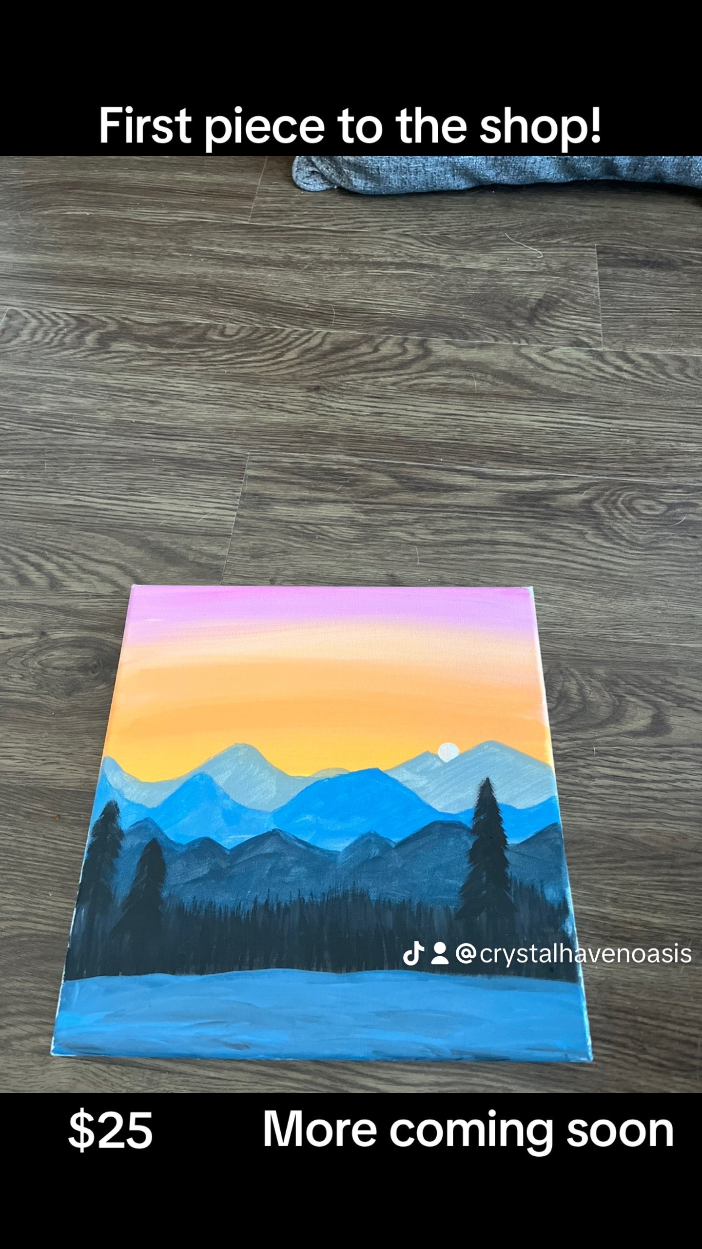 Mountain Range painting